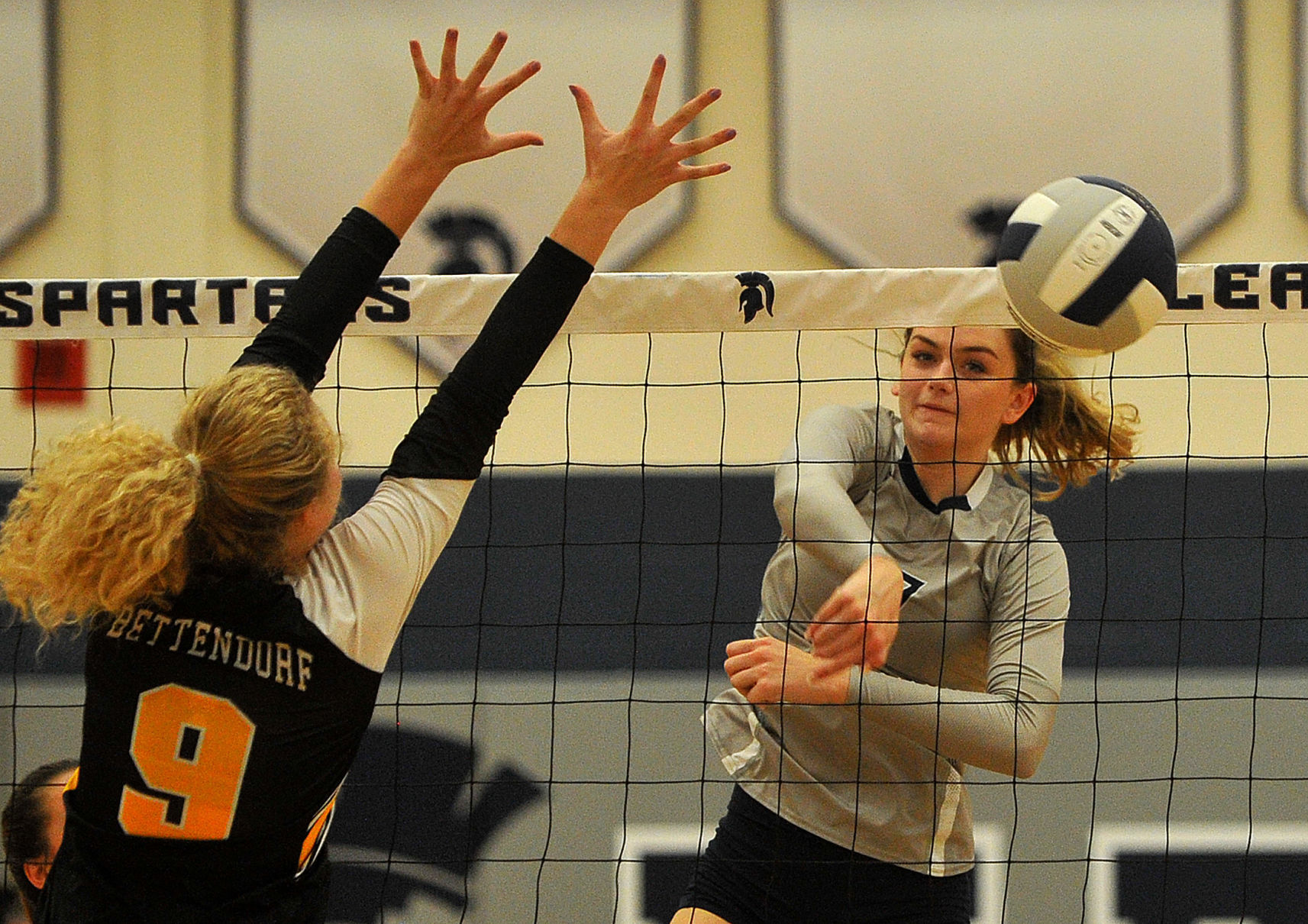 Bettendorf at Pleasant Valley volleyball